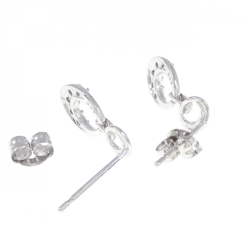 K18WG Bông tai kim cương 0.10CT - Hàng hiệu Chính hãng 872006