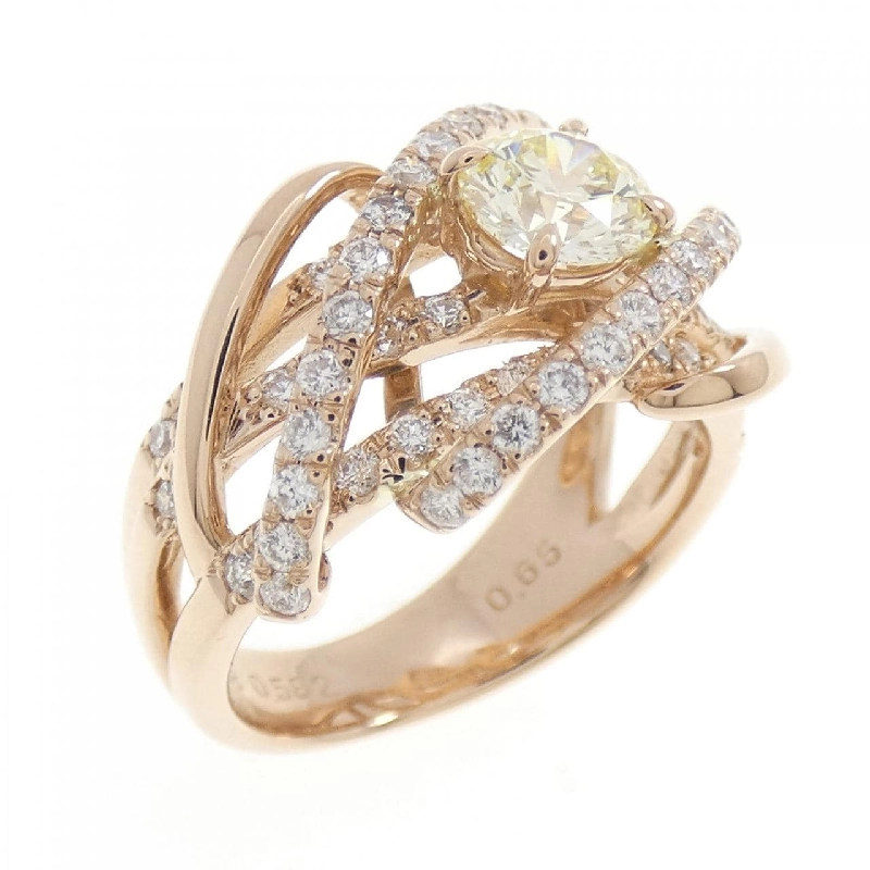 Nhẫn kim cương K18PG 0.582CT 668814