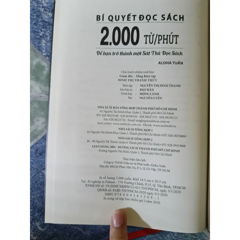 Bí quyết đọc sách 2000 từ/ phút 791665