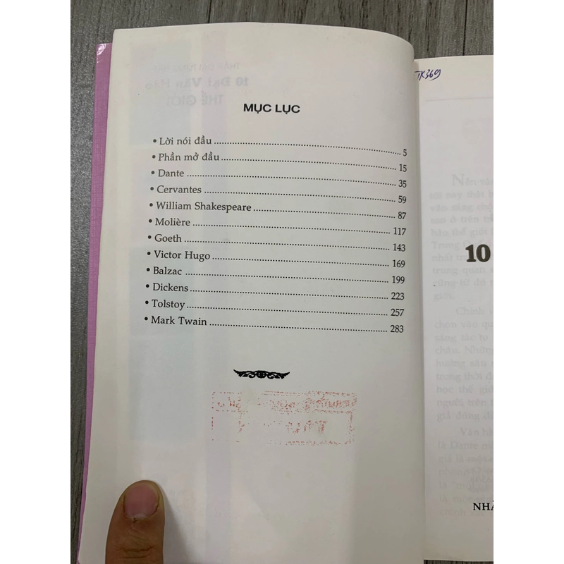 Thập đại tùng thư, 10 đại văn hào thế giới. 999 466360