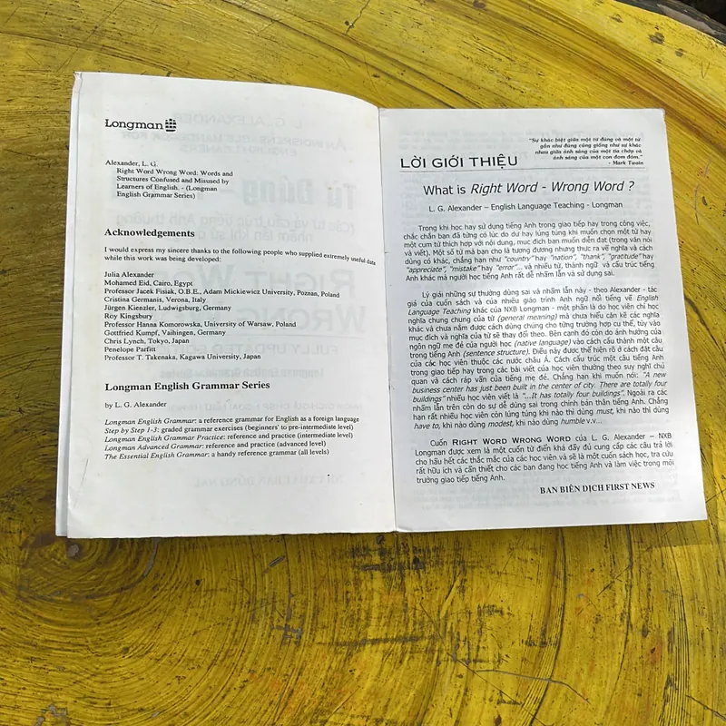 TỪ ĐÚNG- TỪ SAI - I.G. ALEXANDER 702057