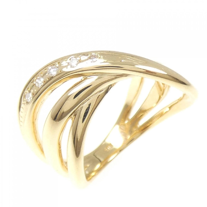 Nhẫn kim cương K18YG - Hàng hiệu Authentic 853691