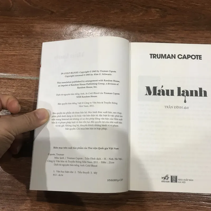 Máu lạnh - TrumanCapote (k3) 798821