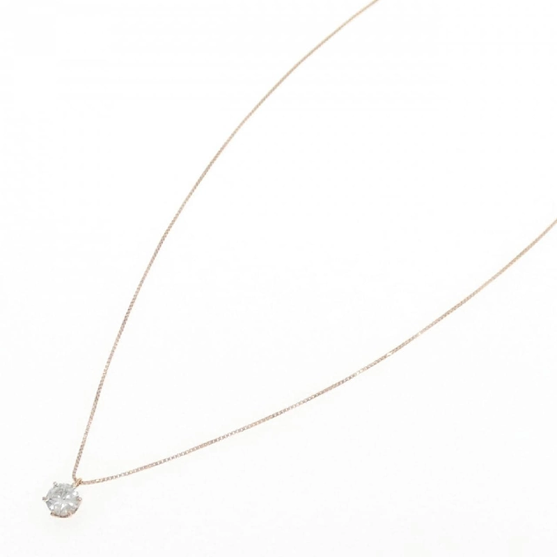 K18PG Solitaire Dây chuyền kim cương 0.310CT - Hàng hiệu Chính hãng 865465