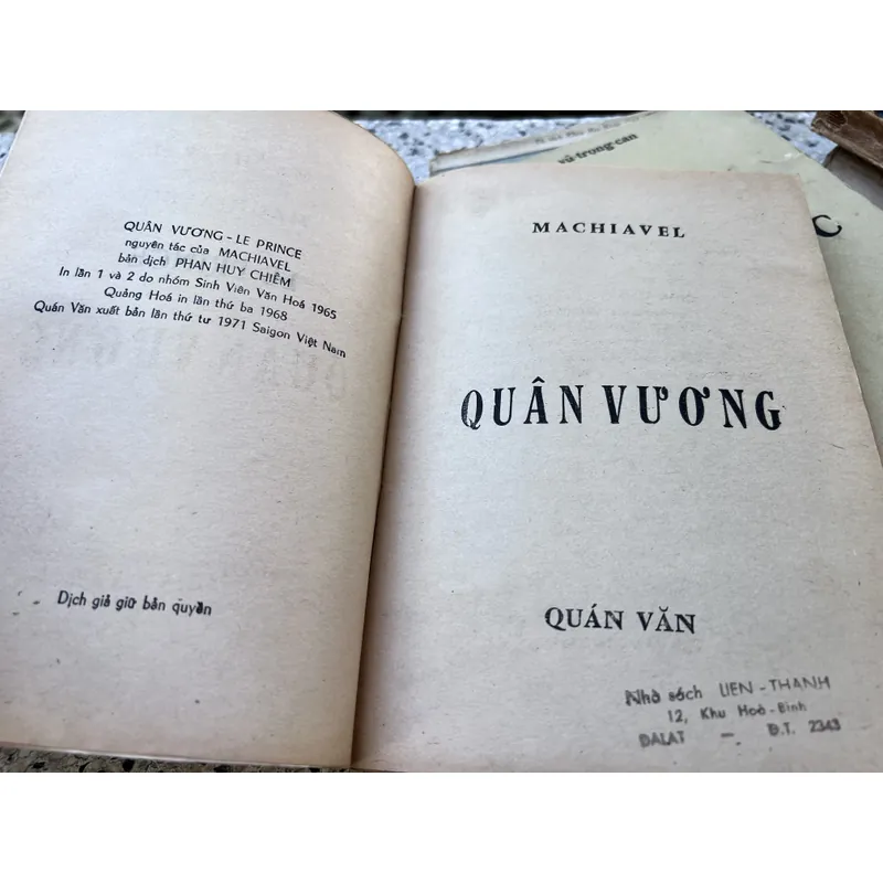 Quân vương thuật trị dân - Machiavel 592163