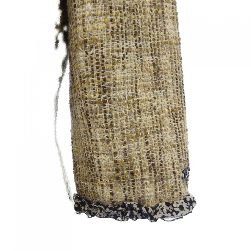 【Mã giảm giá】【Cổ điển】Áo khoác không cổ CHANEL 636522