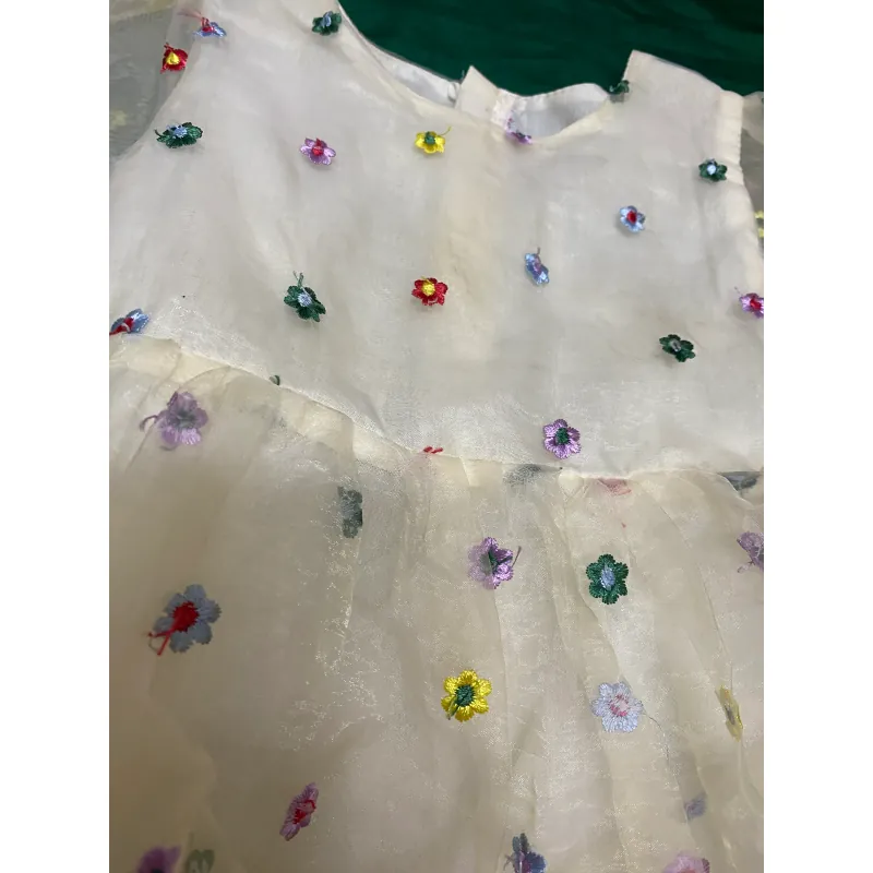 Đầm bé gái mặc vài lần ạ,size 23-28kg  791000