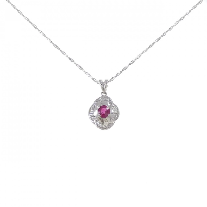 Dây chuyền ruby PT900/PT850 0.59CT - Hàng hiệu Chính hãng 857670
