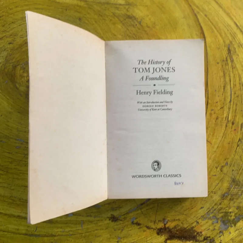 TOM JONES - HENRY FIELDING 991220