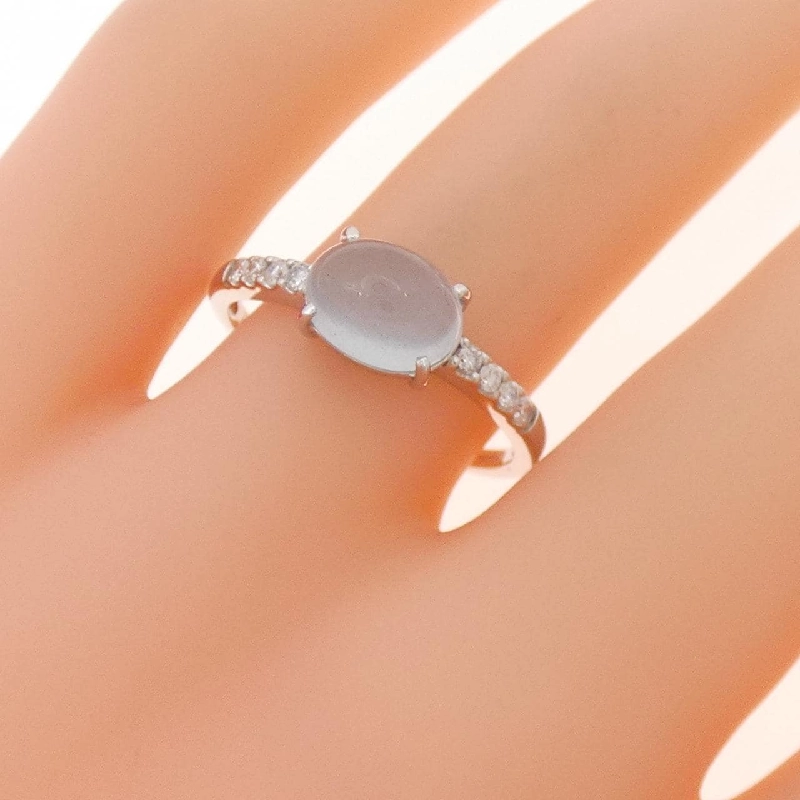 Nhẫn Aquamarine K18WG 1.00CT - Hàng hiệu Chính hãng 852966