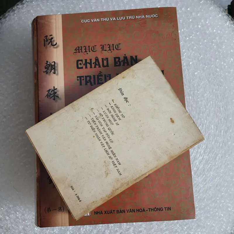 Mục lục châu bản triều Nguyễn | tập I khổ to  568810
