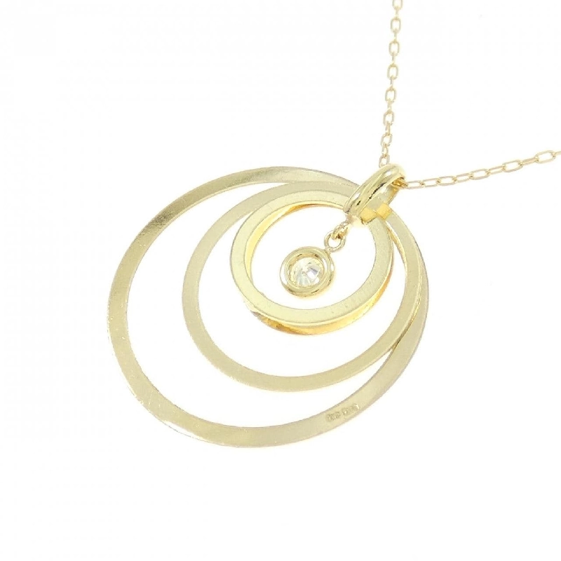 Dây chuyền kim cương K18YG 0.06CT - Hàng hiệu Chính hãng 861771