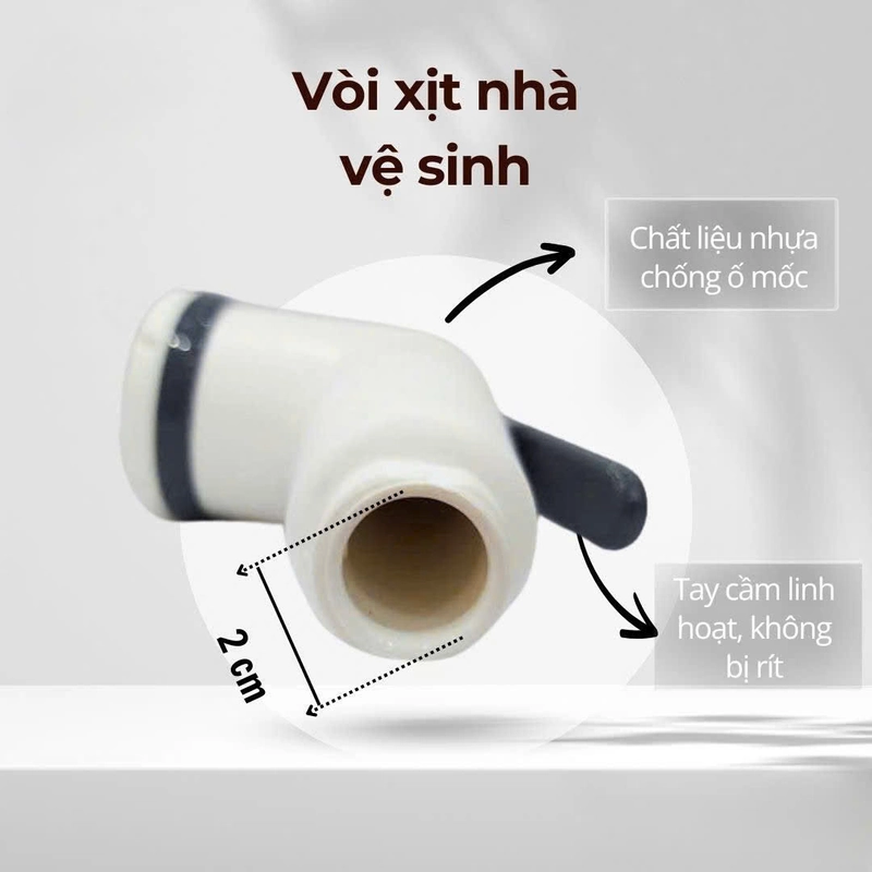 Combo 5 vòi xịt nhựa Hàn Quốc mới 100% 475395