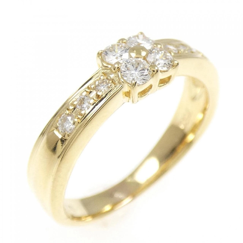 Nhẫn kim cương 750YG 0.25CT 670573