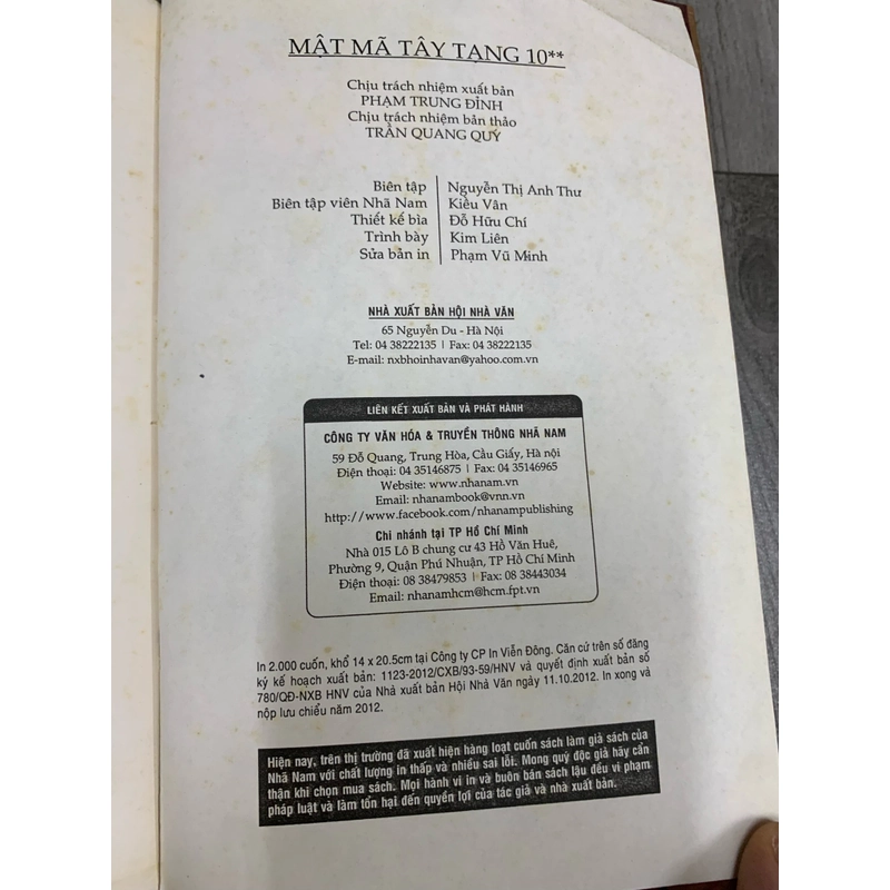 Mật mã tây tạng tập 10b. 999 474262