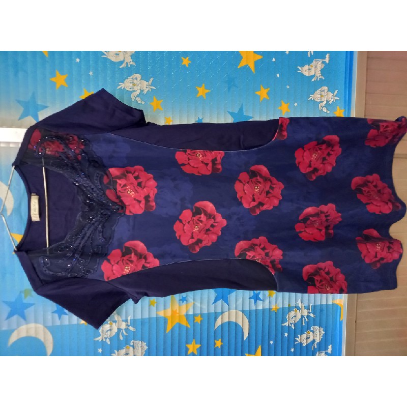 Đầm trung niên size 3xl 21086