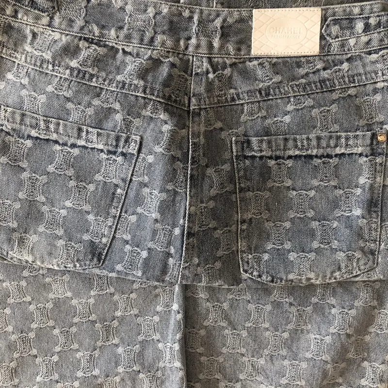 Quần jeans ống suông nữ cá tính 1001433