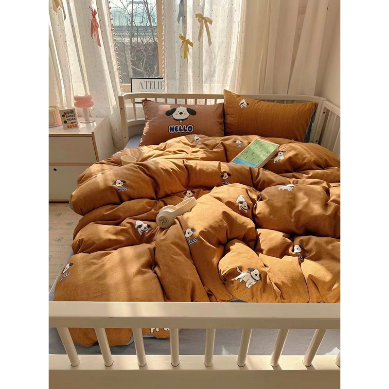 Set 4 món chăn ga gối cotton cloud 469594
