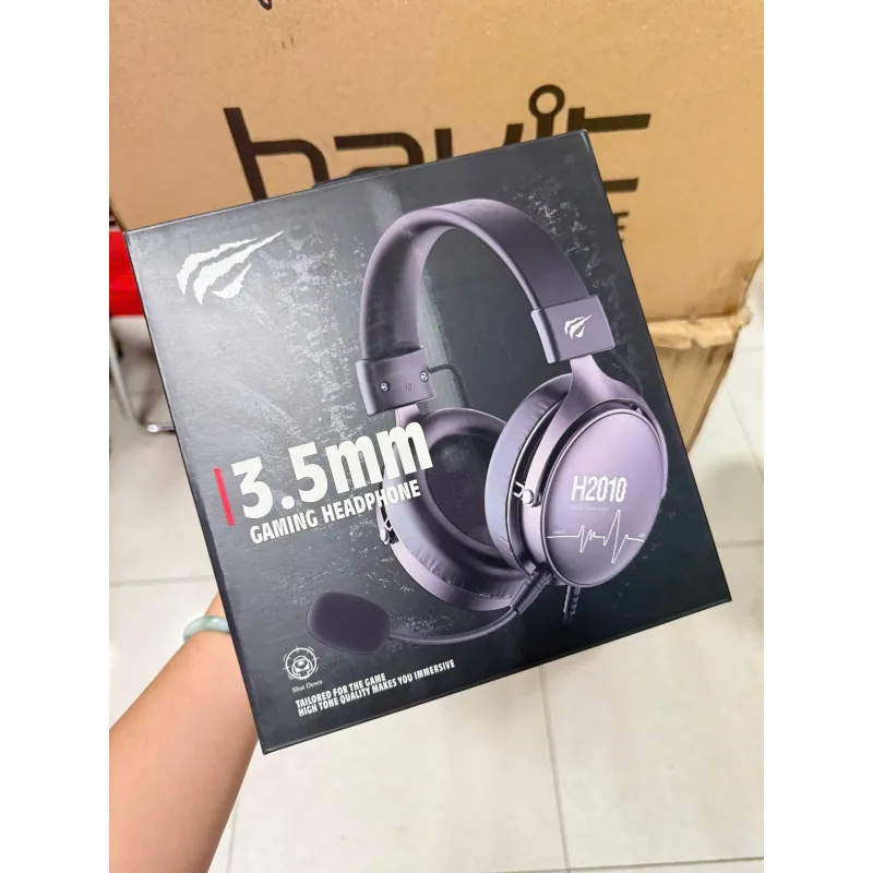 80k  tai nghe Gaming Havit H2010D để kho bị bong da, chức năng như mới (đã test) 785622