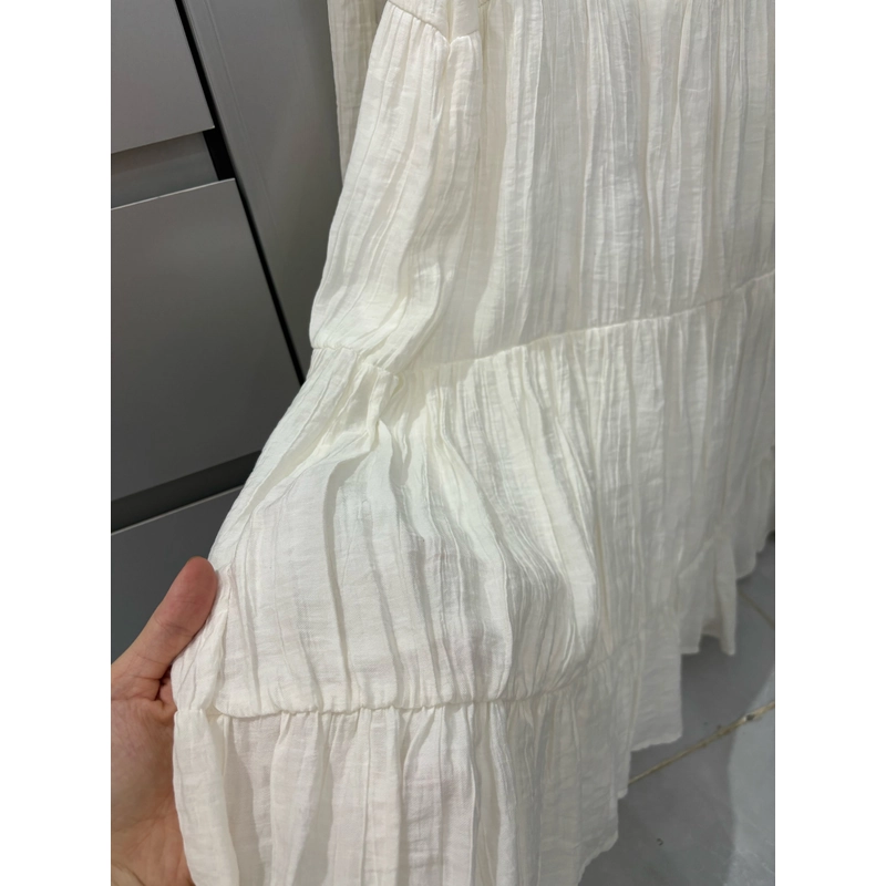 Váy babydoll tay dài dáng xoè tiểu thư 466026
