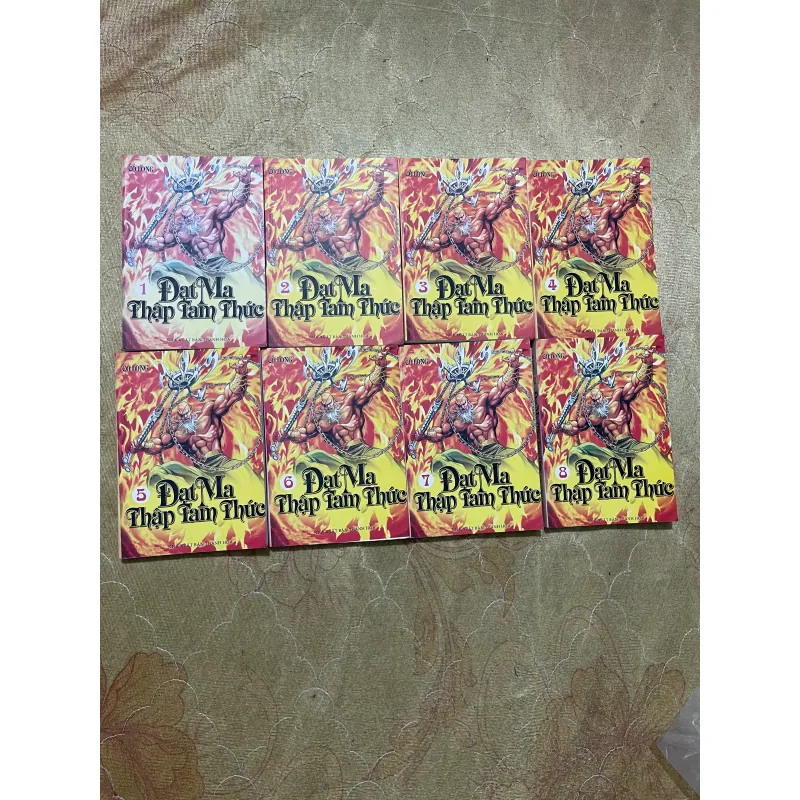 ĐẠT MA THẬP TAM THỨC TRỌN BỘ 8 CUỐN- CỔ LONG 724273