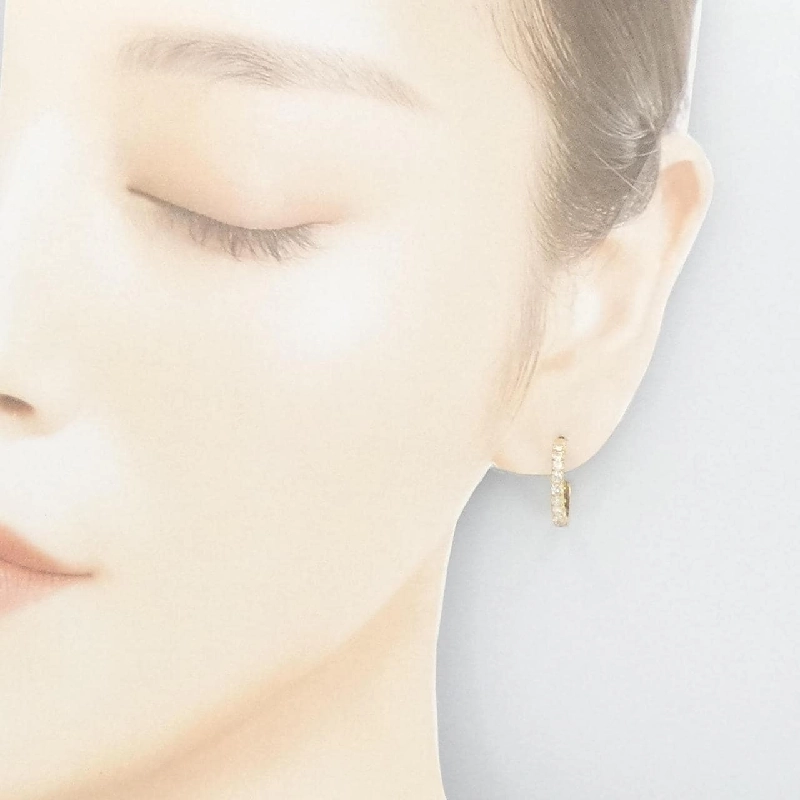 K18YG Bông tai kim cương - Hàng hiệu Chính hãng 872225