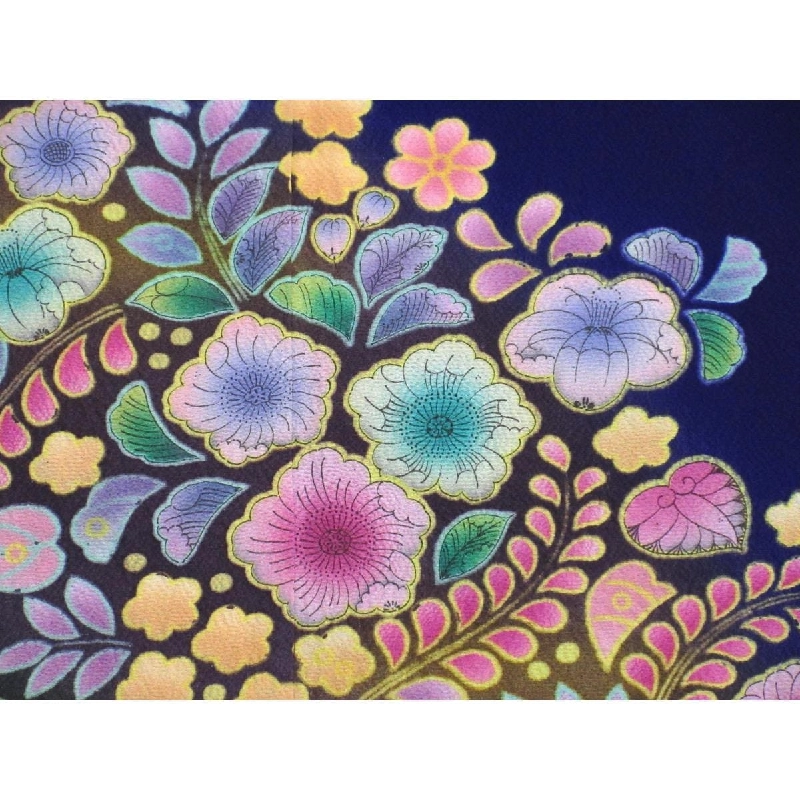 Kimono Furisode với kỹ thuật nhuộm Yuzen - Hàng hiệu Chính hãng 883170