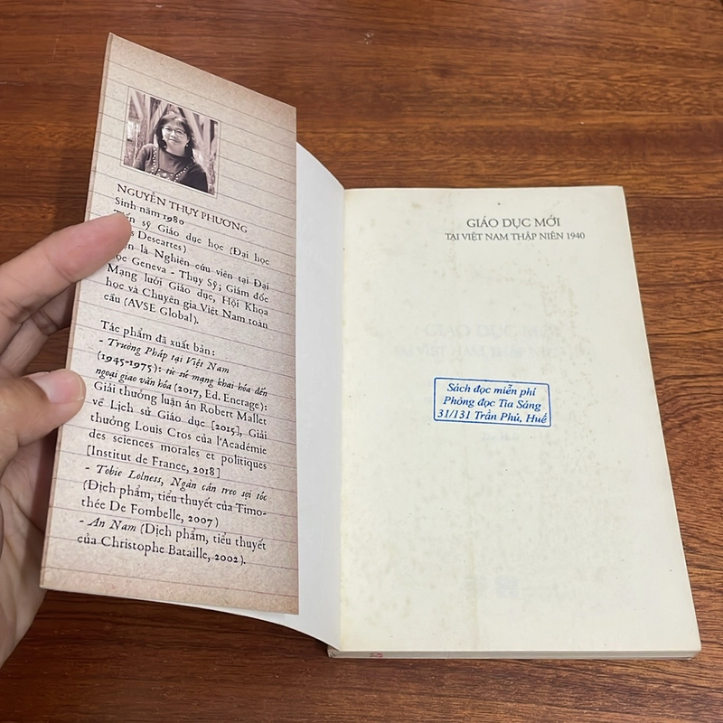 II Tựa sách: Giáo Dục Mới Tại Việt Nam Thập Niên 1940 - Nguyễn Thuỵ Phương - 2018 500040