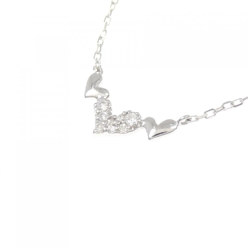 K10WG Dây chuyền kim cương hình trái tim - Hàng hiệu Authentic 859075