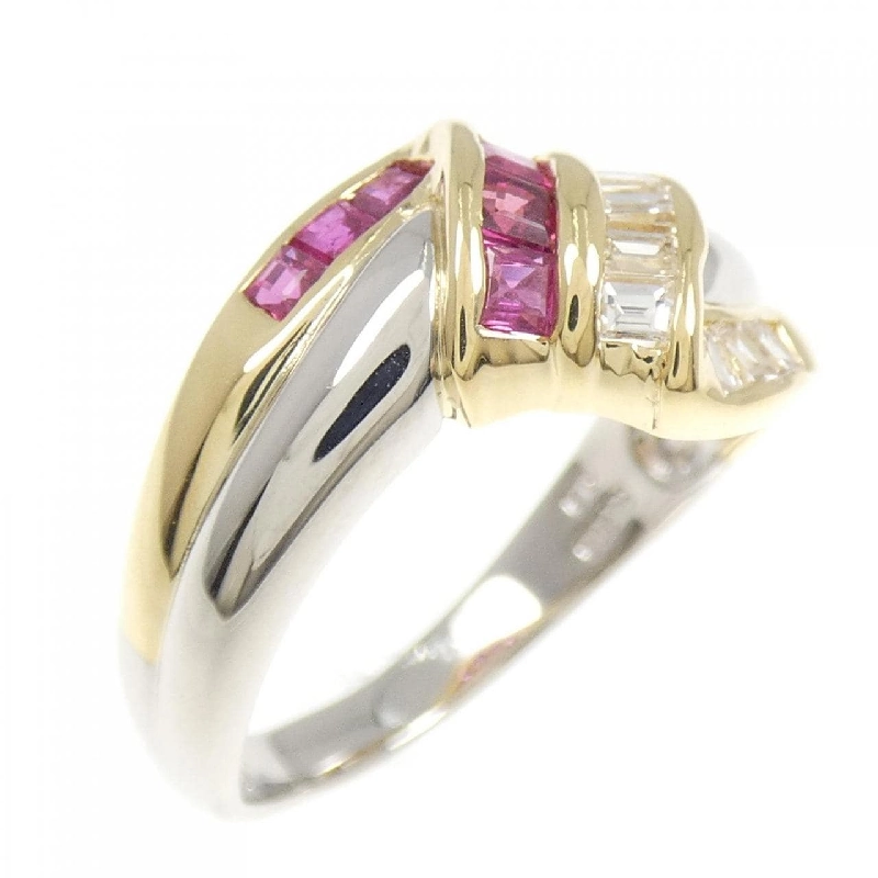 Nhẫn Ruby PT900/K18YG 0.40CT - Hàng hiệu Chính hãng 854823