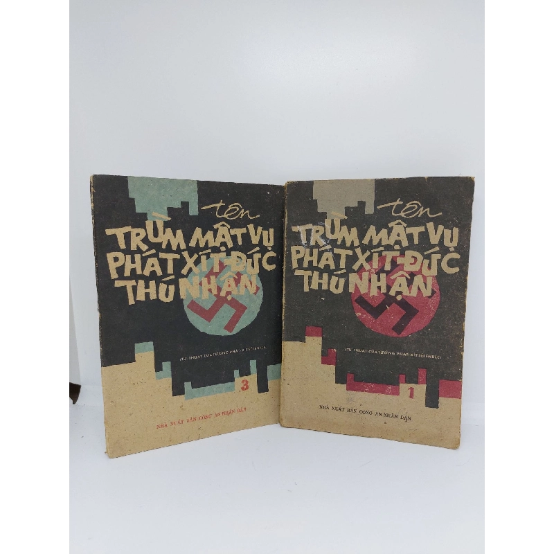 Bộ 2 tập Tên trùm mật vụ phát xít Đức thú nhận mới 70% bị ố vàng 1984 HCM.ANTQ1409 912274