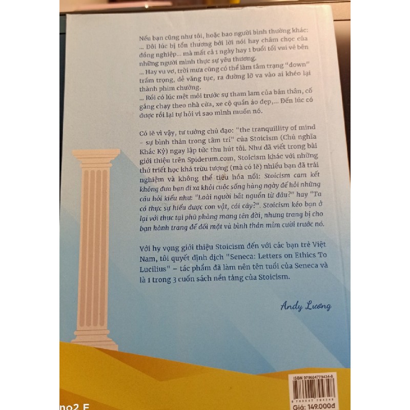 SENECA Những bức thư đạo đức - Tập 1 7100