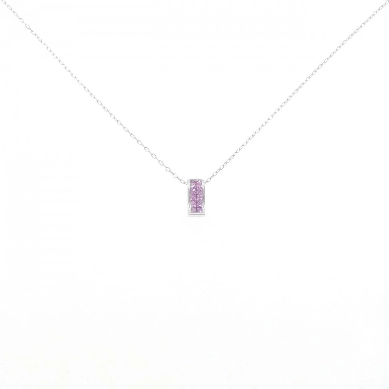 K18WG Sapphire Necklace 0.35CT - Hàng hiệu Authentic 857863
