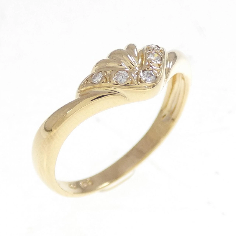 Nhẫn kim cương K18YG 0.05CT - Hàng hiệu Chính hãng 850997