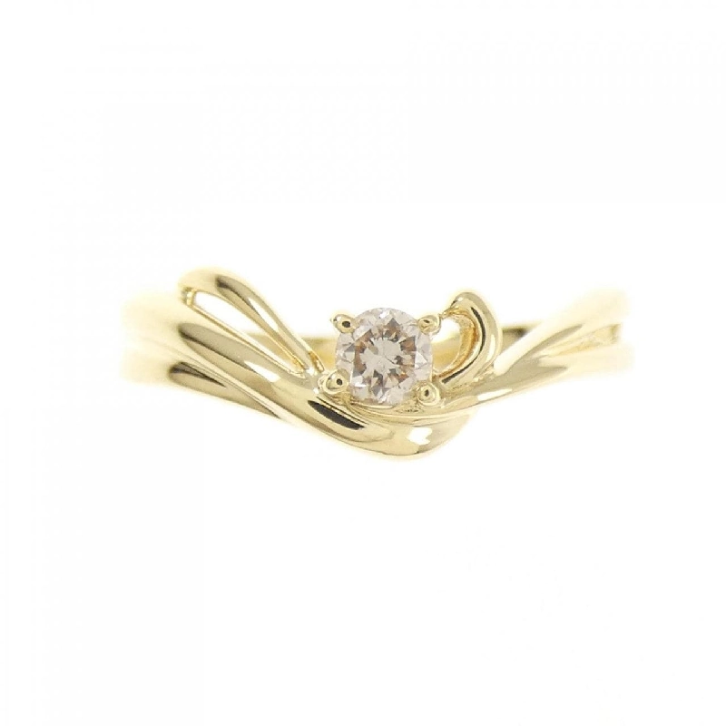 Nhẫn kim cương K18YG - Hàng hiệu Authentic 854842