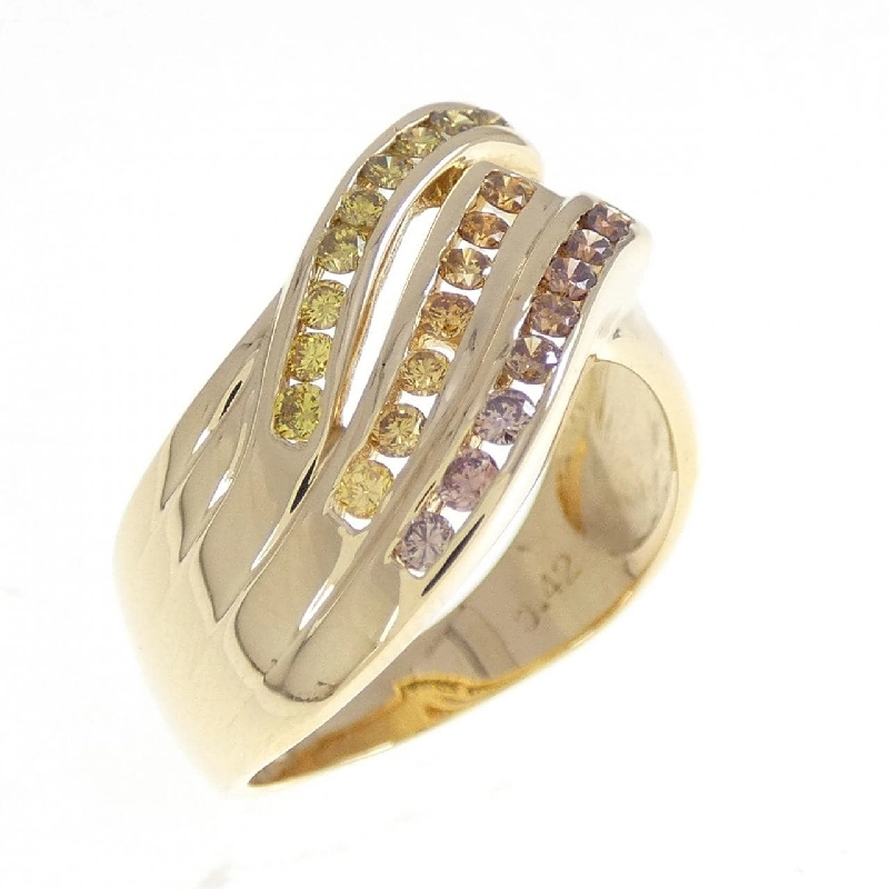 Nhẫn kim cương K18YG 0.42CT - Hàng hiệu Authentic 854600