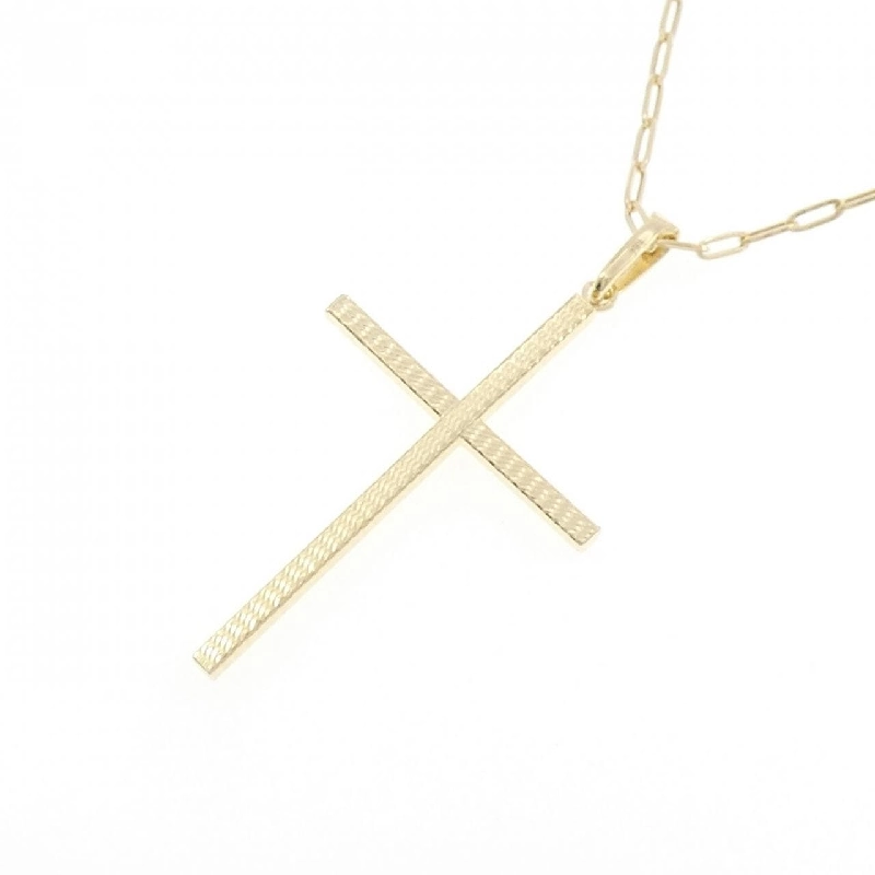 K18YG Dây chuyền hình chữ thập - Hàng hiệu Chính hãng 857268