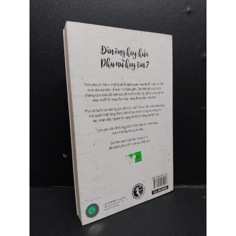 Đàn ông hay hứa, phụ nữ hay tin? mới 70% ố vàng 2017 HCM1008 Tuệ Nghi VĂN HỌC 916308