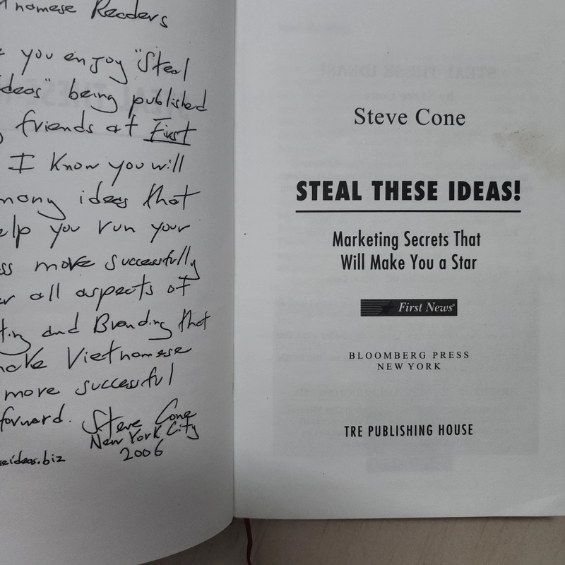 Sách Marketing secrets của Steve Cone mới 89% 529207
