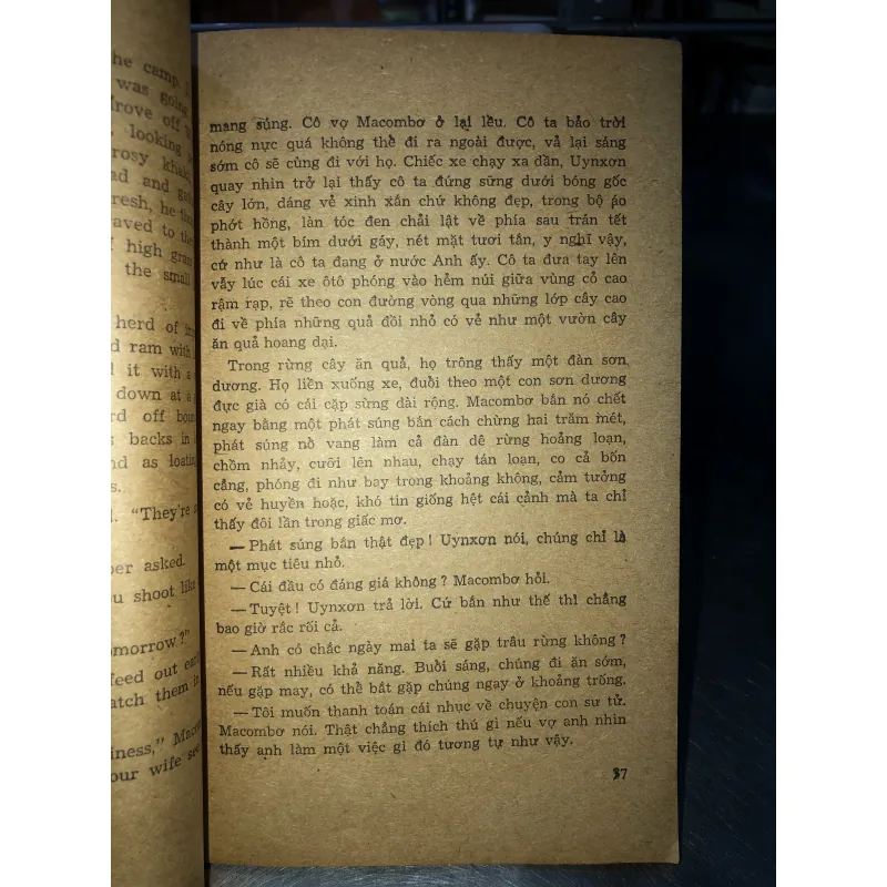 Hạnh phúc ngắn ngủi của Franxit Macombơ - Ernest Hemingway 786900