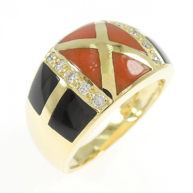 Nhẫn đá màu K18YG 667288