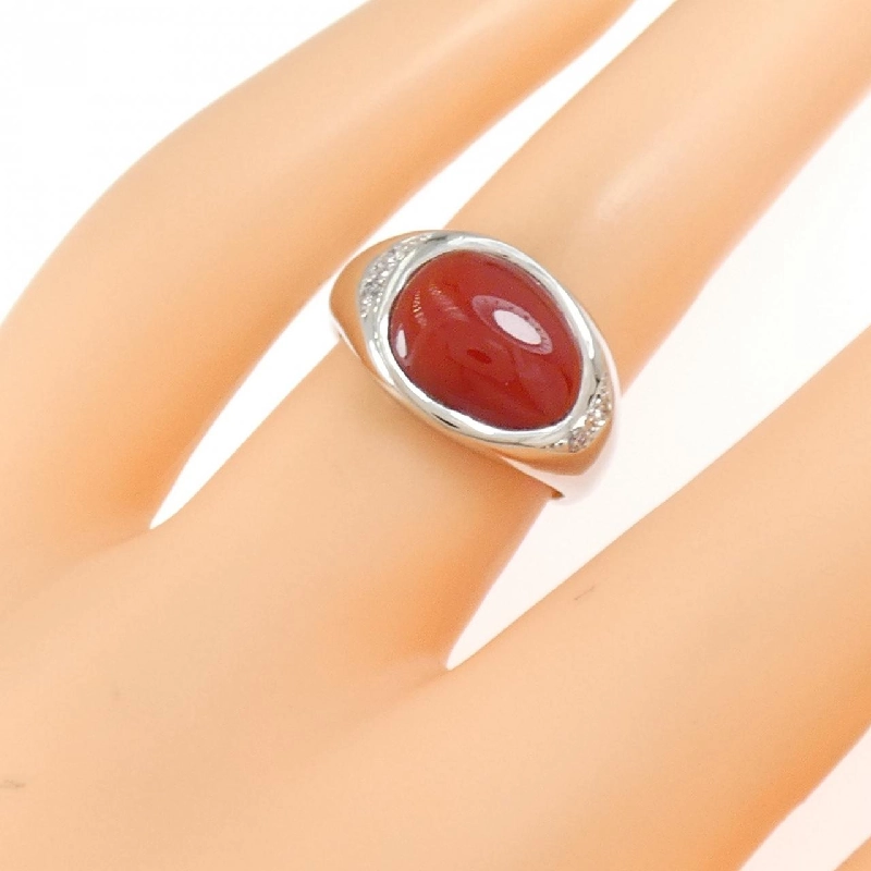 Nhẫn san hô PT900 667935