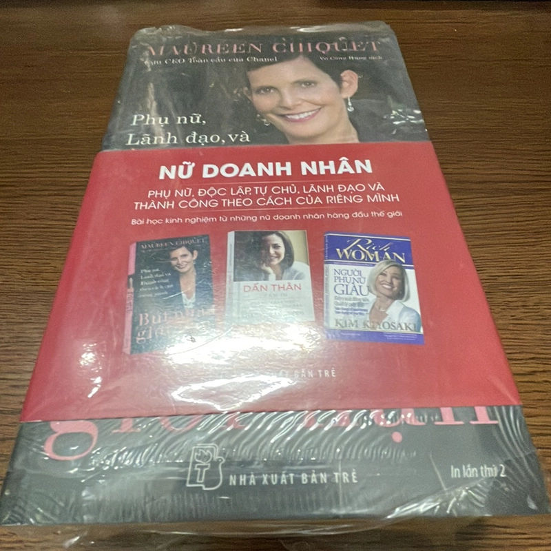 Bộ 3 quyển Nữ doanh nhân Phụ nữ, độc lập, tự chủ, lãnh đạo và thành công 359425