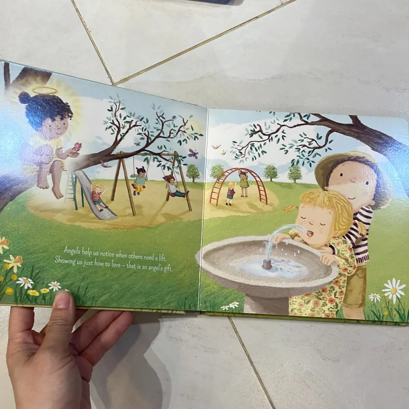 NGOẠI VĂN tiếng anh trẻ em : My Little Angels - sách bìa cứng dày - Rainstorm  1027542