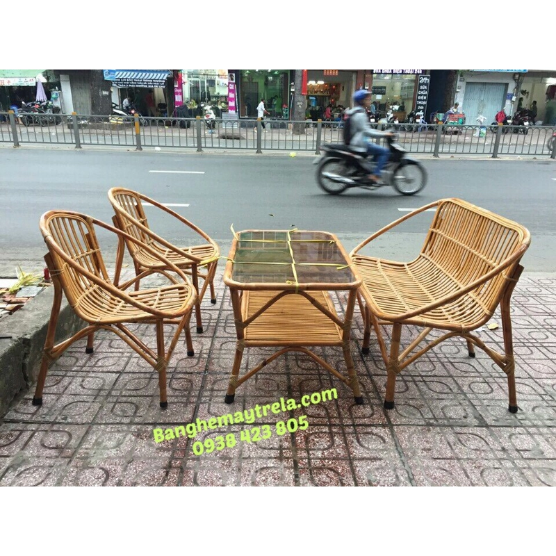 Bàn ghế mây sò phòng khách 443096