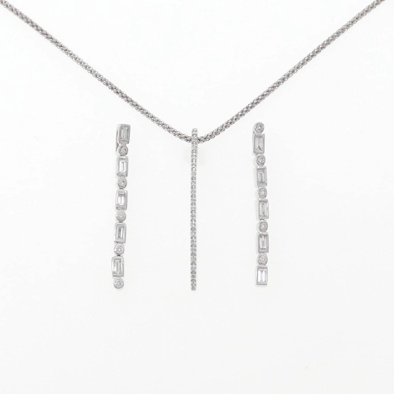 K18WG 2WAY Dây chuyền kim cương 0.43CT - Hàng hiệu Authentic 862849