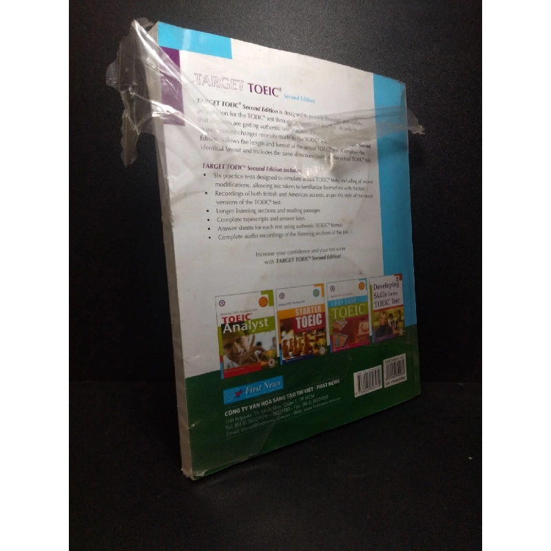 Target toeic second edition mới 80% bẩn nhẹ rách seal HCM1110 912473