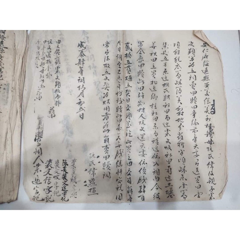 Giấy tờ nhà đất Hán Nôm thời Tự Đức và Thành Thái 72879