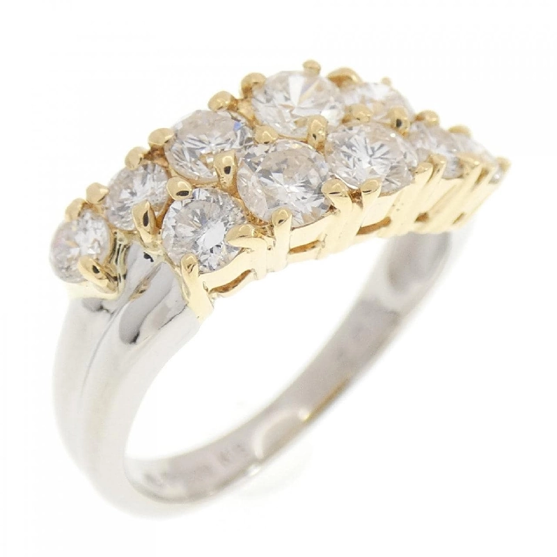 Nhẫn kim cương K18YG/PT850 1.02CT 669878