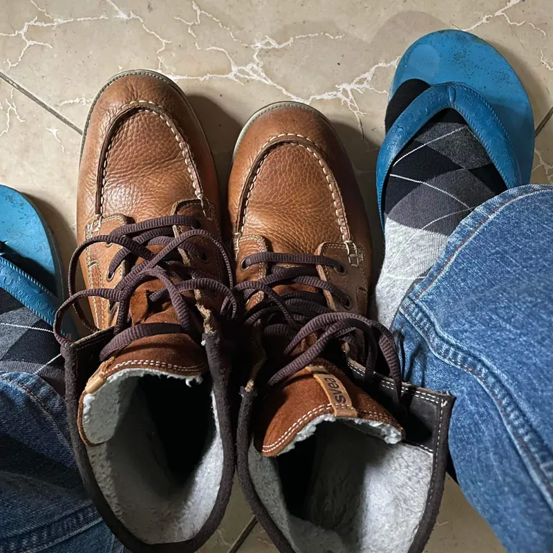 Giầy Moctoe nam da bò òng lót lông Size 39,5 627470